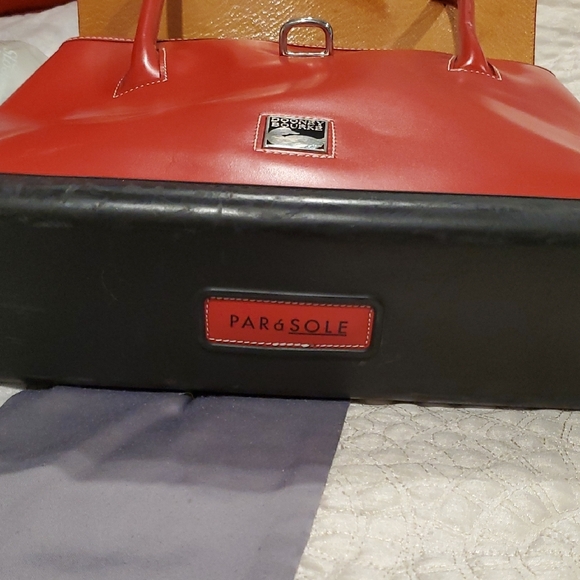 Dooney & Bourke Bold Red Satchel - Picture 10 of 13